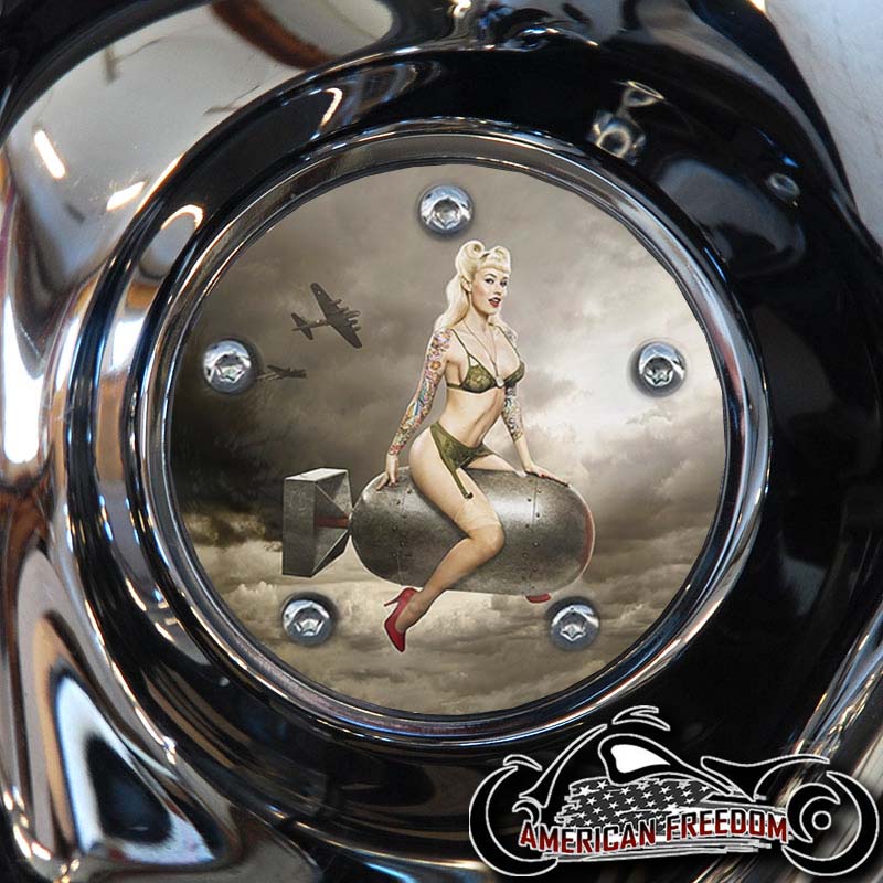 Custom Timing Cover - Blonde Bombshell - Click Image to Close